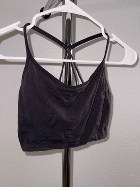 Athleta Black Strappy Sports Tank